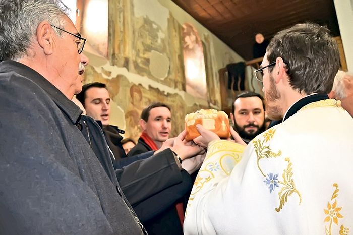 Славски колач домаћина Илије Трајковића (Фото Ж. Ракочевић)