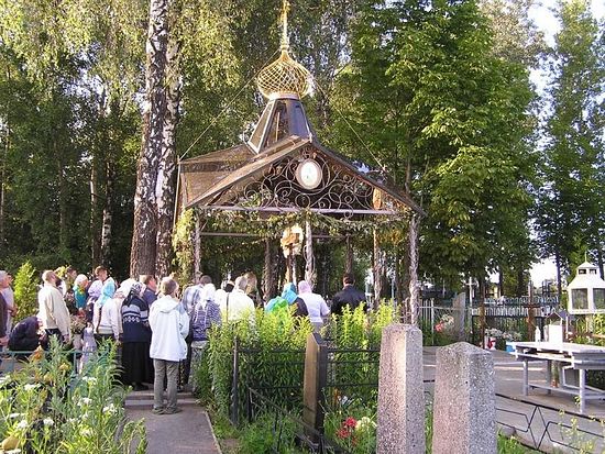 The grave of St. Valentina of Minsk