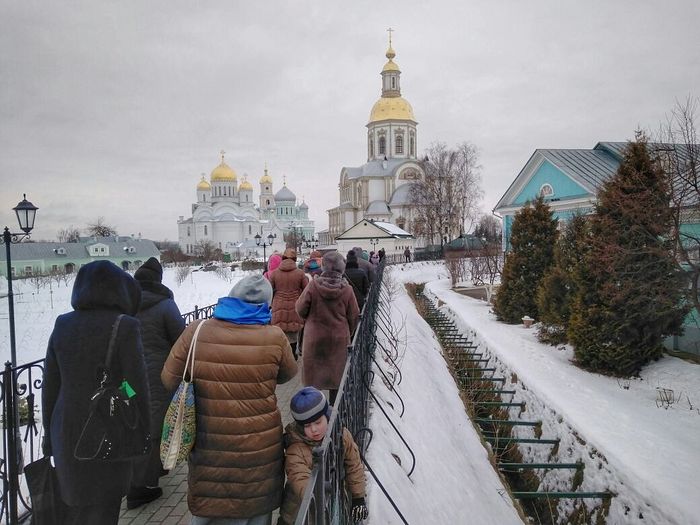 Diveyevo. Walking along the Canal of the Mother of God.