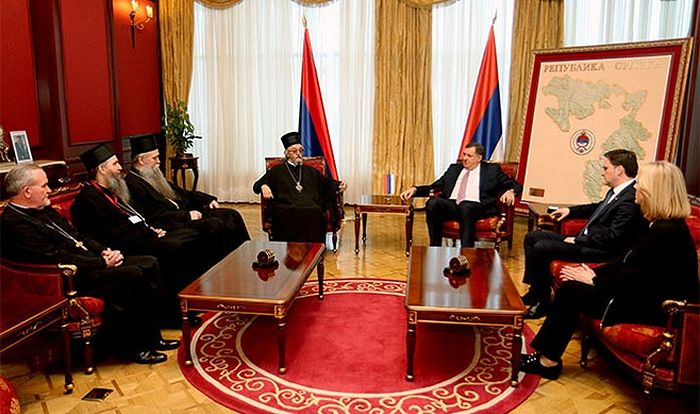 Додик са представницима СПЦ (фото:predsjednikrs.net)