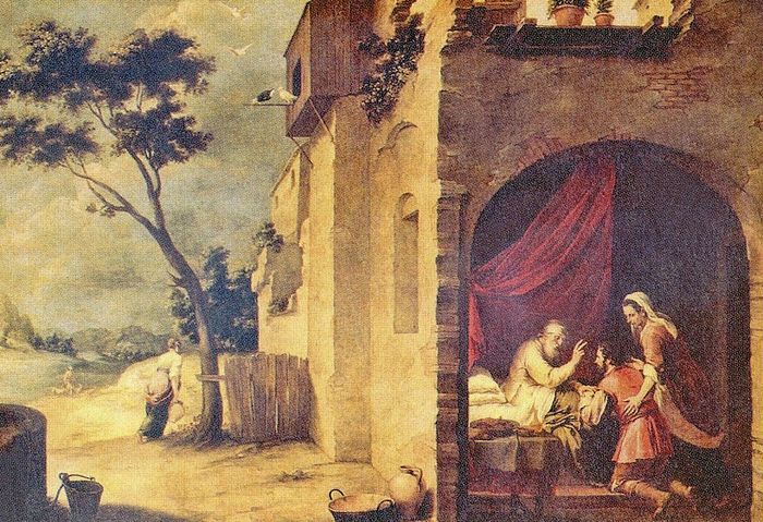 Исаак благословляет Иакова