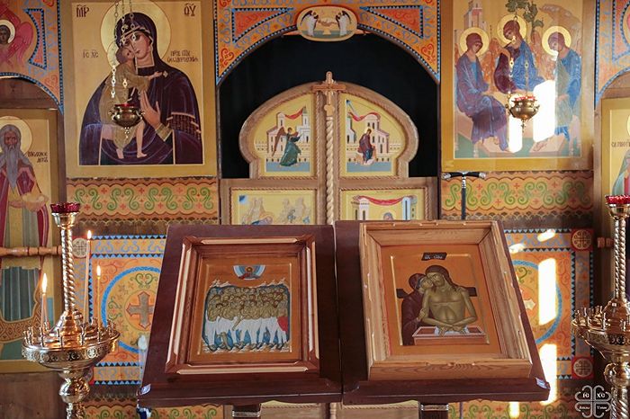 Иконы из Москвы в Спасском монастыре Якутска