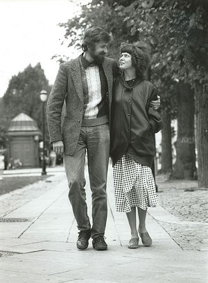 Irina Ratushinskaya with her husband, Igor Gerashenko