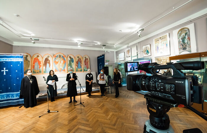В Сергиево-Посадском музее-заповеднике состоялся пресс-показ выставки-конкурса «Осенний салон — 2020. Храмовое искусство»
