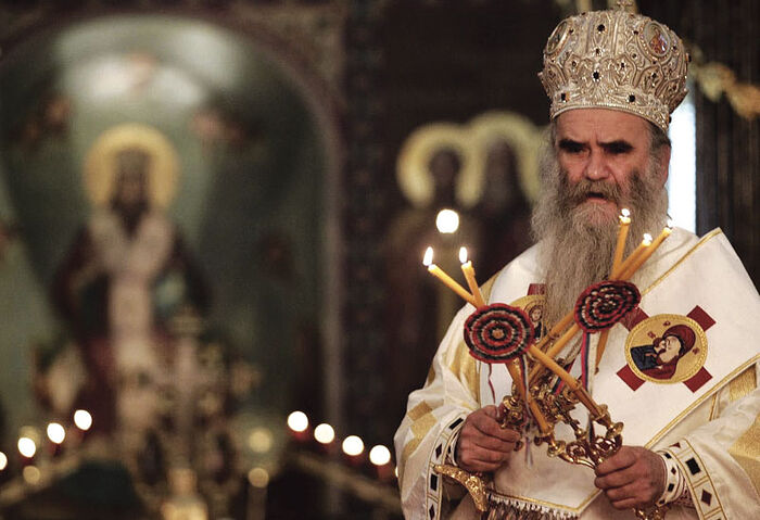 Святейший Патриарх Кирилл выразил соболезнования в связи с кончиной митрополита Черногорско-Приморского Амфилохия