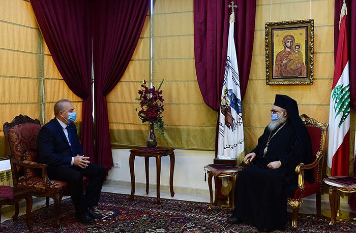 Патриарх Антиохийский Иоанн встретился с послом России в Ливане