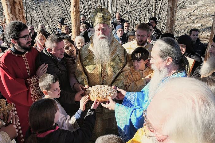 В Черногории освящен новый храм прп. Серафима Саровского