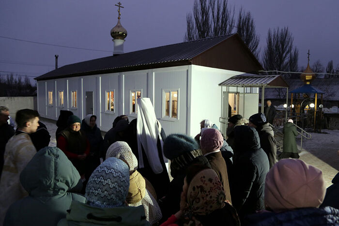Освящён храм в горловском посёлке Кондратьевка