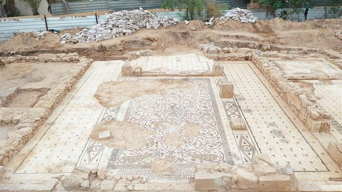 Byzantine church with mosaic floors uncovered in Jericho