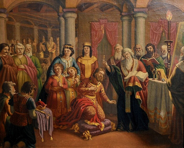 Обращение святого Бориса и крещение болгар