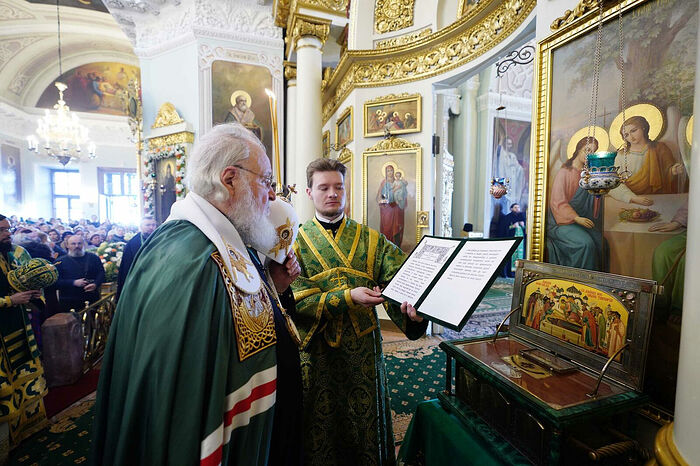 Патриарх Кирилл: Дай Бог, чтобы замечательные примеры древности вдохновляли современных правителей