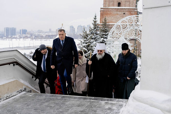 Президент Республики Сербской Милорад Додик посетил Благовещенский собор Казанского кремля