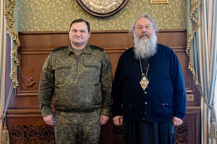 Глава Татарстанской митрополии встретился и заместителем командующего войсками Центрального военного округа