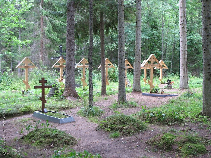 Монастырское кладбище на Валааме