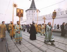 Освящение часовни во имя святого благоверного князя Даниила Московского