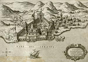 Дарданеллы. Крепость. Карта 1572 г.