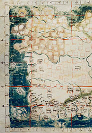 Иберийский полуостров. Карта из монастыря Ватопед.