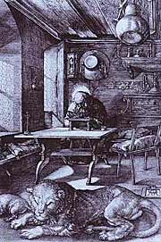 Albrecht Durer. St. Jerome in His Study. 1514