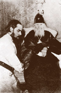 Священномученик Сергий Мечев у святителя Макария (Невского) в Николо-Угрешском монастыре