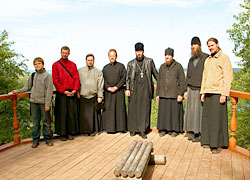 Паломники из Джорданвилля на Соловках. 2005 г.