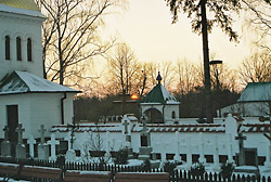 Монастырское кладбище – современный вид.