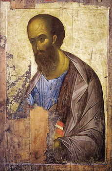 Св. апостол Павел. Икона прп. Андрея Рублева