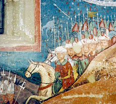 Турецкое войско у стен Константинополя в 1453 г.