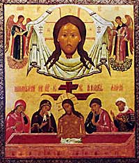 Икона "Спас нерукотворный - не рыдай Мене Мати" из церкви Ильи пророка в Ярославле