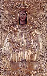 Чудотворная икона святой Феклы из монастыря