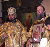  Епископ Сендайский Серафим и насельник Валаамского монастыря игумен Серафим