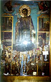 Икона св. Иоанна Русского в Прокопио на о. Эвбея. <BR>Фото Ольги Куровой