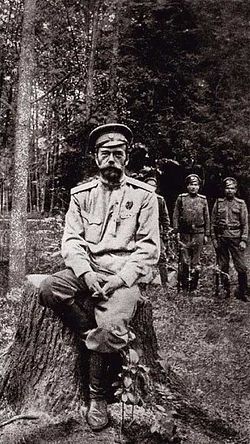 1917 год. Святой государь Император Николай II («гражданин» Романов) под арестом