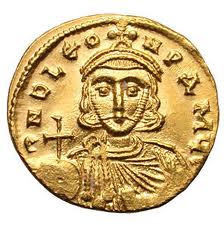 Монета с изображение Льва III Исавра