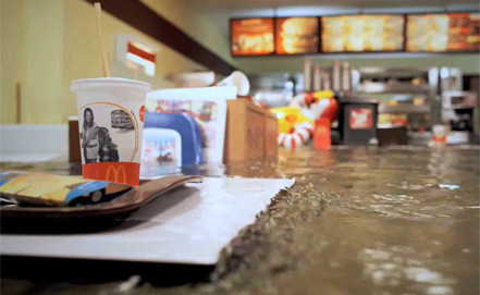 Затопленный МакДональдс