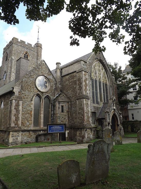 Church of St. Mary and St. Eanswythe in Folkestone, Kent