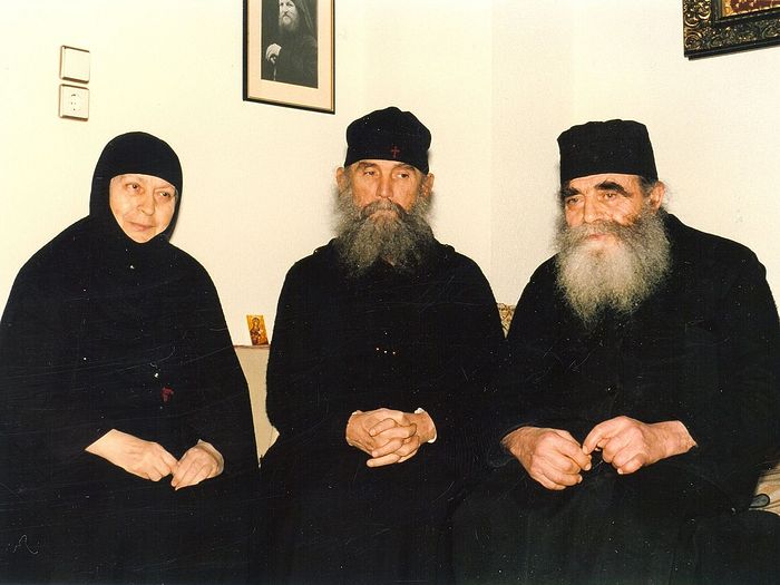 Eldress Macrina, Elder Ephraim, and Fr. Joseph.