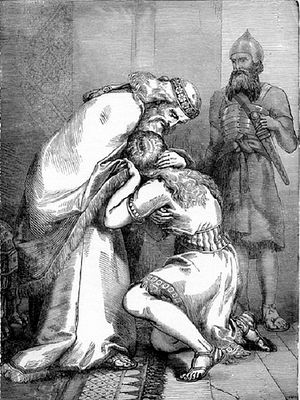 Давид прощает Авессалома