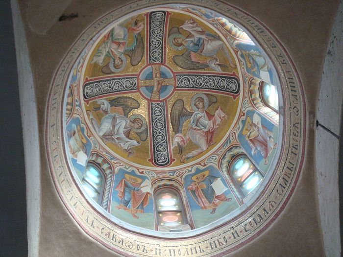 Мозаика центрального купола собора
