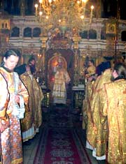 Торжества в храме апп. Перта и Павла на сербском подворье